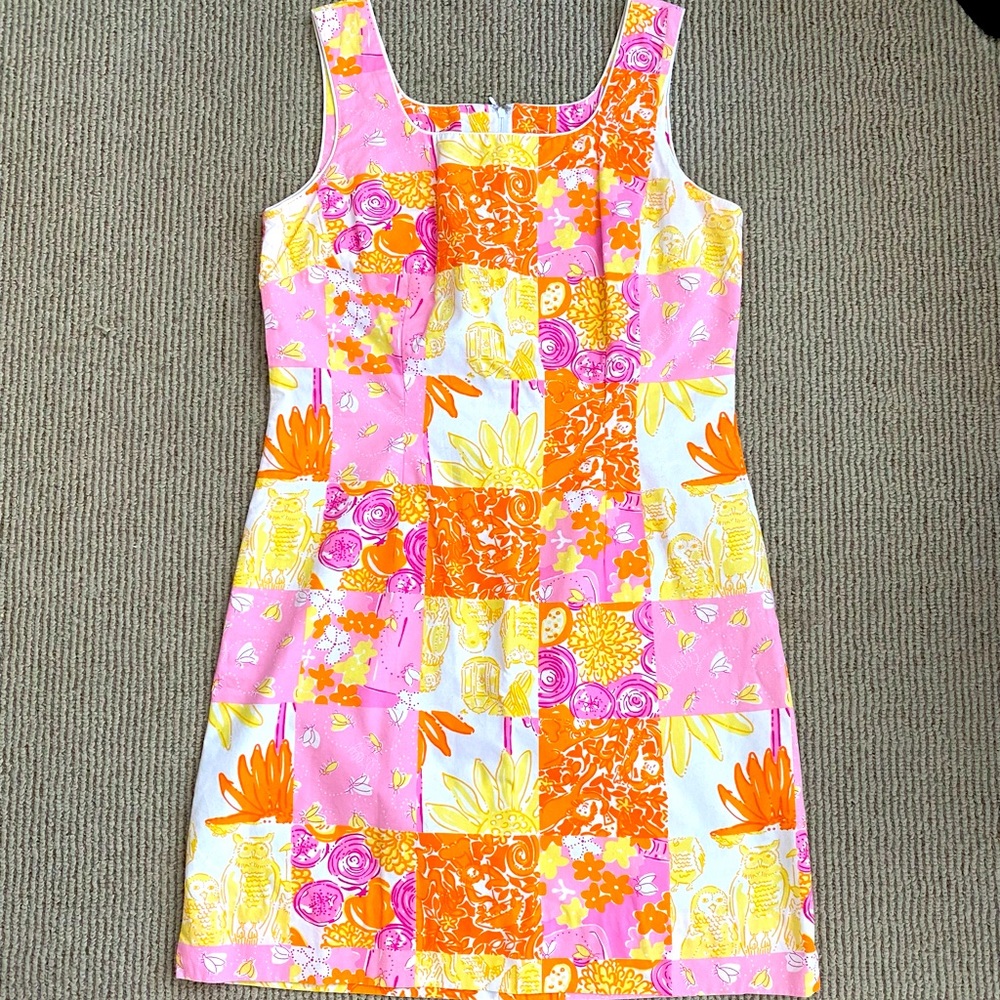 Lilly Pulitzer Nightlife Patch Shift Dress